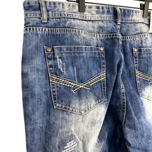 ENCRYPTED Distressed Denim Jeans - Picture 12 of 16